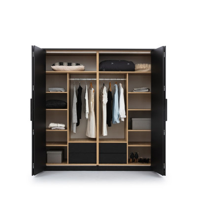 Szafa 4D BLACK LOFT NEW ELEGANCE