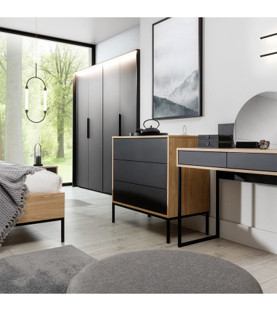 Komoda BLACK LOFT NEW ELEGANCE