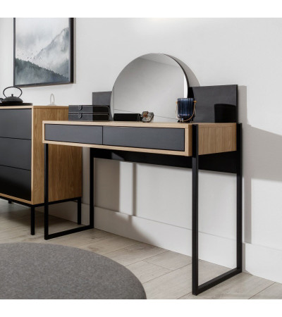 Toaletka z lustrem BLACK LOFT NEW ELEGANCE
