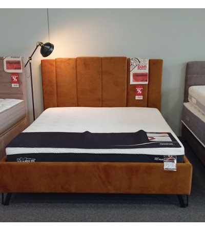 Łóżko ENZO 160x200 tapicerowane - OUTLET