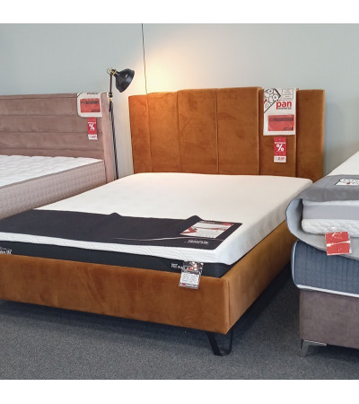 Łóżko ENZO 160x200 tapicerowane - OUTLET