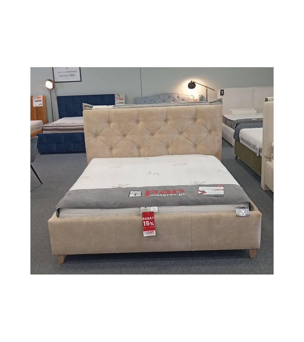 Łóżko KASANDRA COMFORTEO 160x200 tapicerowane - OUTLET Łóżko KASANDRA COMFORTEO 160x200 tapicerowane - OUTLET