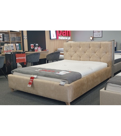 Łóżko KASANDRA COMFORTEO 160x200 tapicerowane - OUTLET
