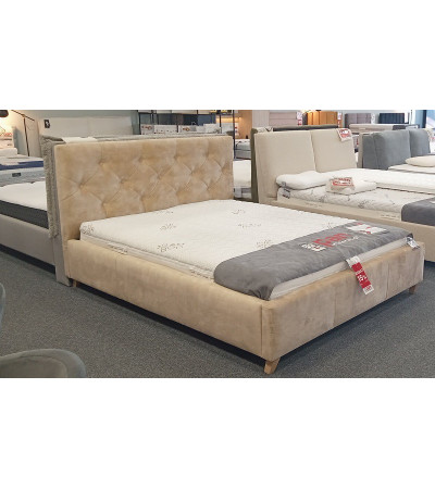 Łóżko KASANDRA COMFORTEO 160x200 tapicerowane - OUTLET