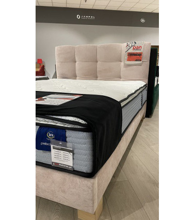 Łóżko TAILOR TEMPUR 160x200 tapicerowane - OUTLET