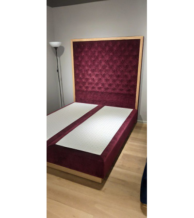 Łóżko KONTYNENTALNE 700 NEW ELEGANCE 160x200 tapicerowane - OUTLET