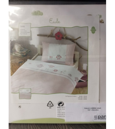 Pościel LORENA 80x80 bawełniana - OUTLET