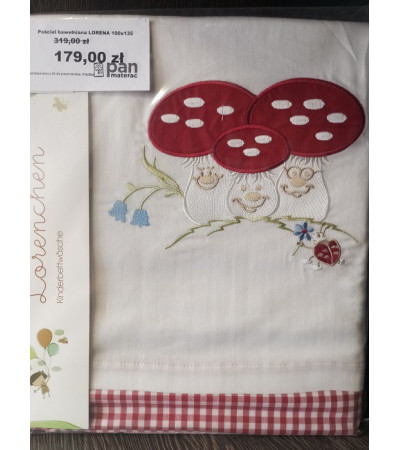 Pościel LORENA 100x135 bawełniana - OUTLET