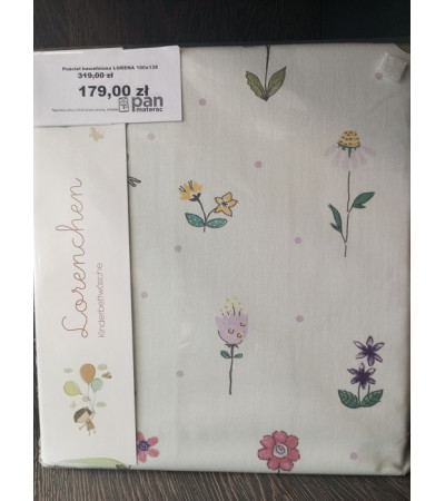 Pościel LORENA 100x135 bawełniana - OUTLET