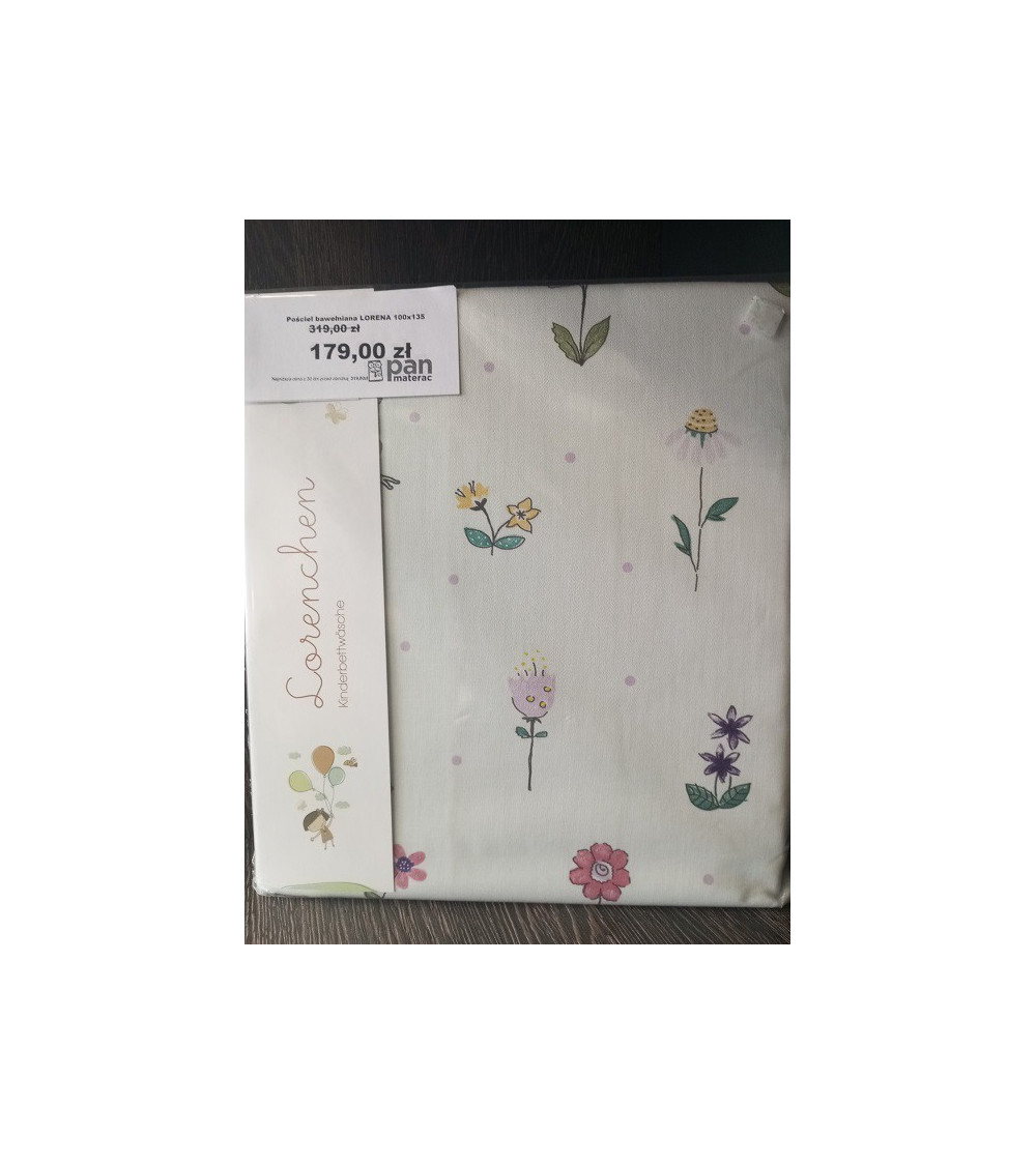 Pościel LORENA 100x135 bawełniana - OUTLET