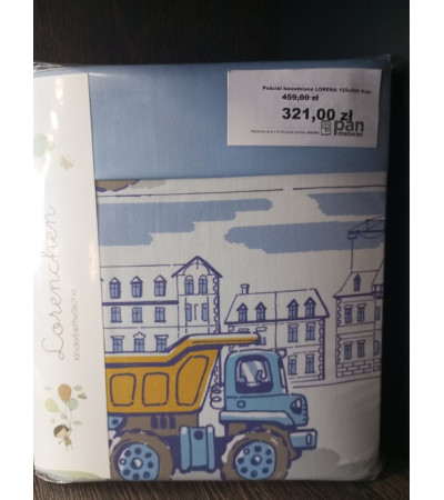 Pościel LORENA 155x200 bawełniana - OUTLET