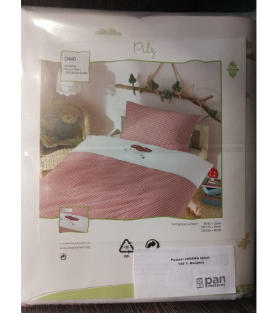 Pościel LORENA 155x200 bawełniana - OUTLET