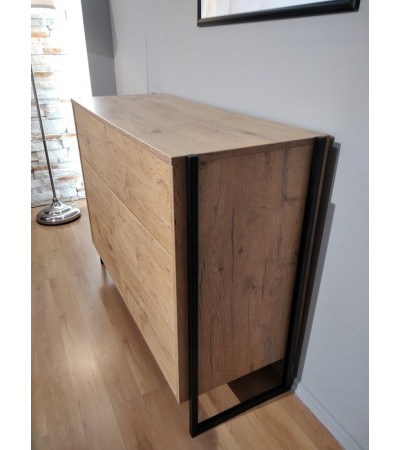 Komoda LOFT NEW ELEGANCE 110x84x42 - OUTLET
