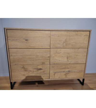 Komoda LOFT NEW ELEGANCE 110x84x42 - OUTLET