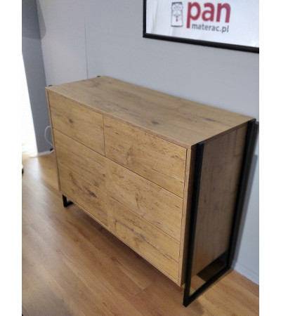Komoda LOFT NEW ELEGANCE 110x84x42 - OUTLET