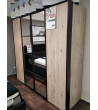Szafa GLASS LOFT NEW ELEGANCE 214x207x63 - OUTLET