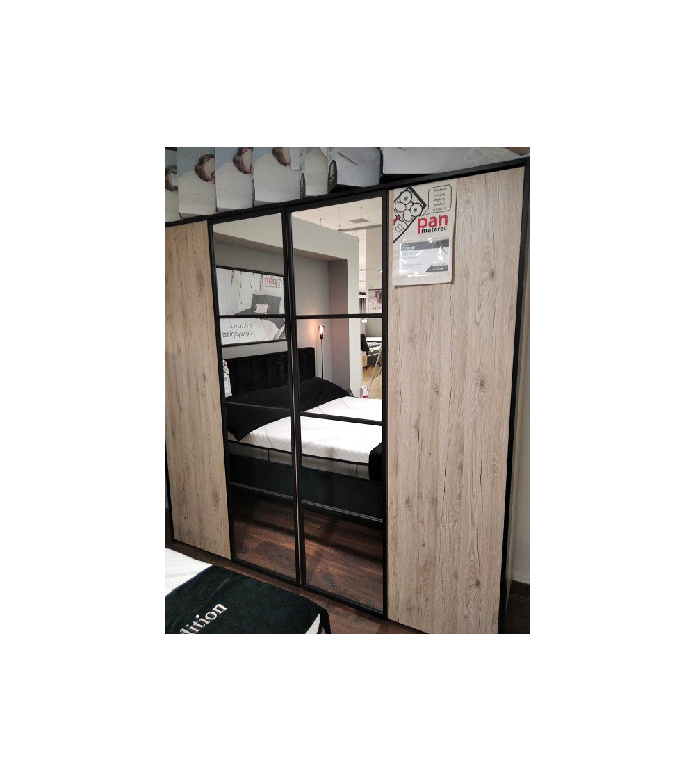 Szafa GLASS LOFT NEW ELEGANCE 214x207x63 - OUTLET