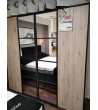 Szafa GLASS LOFT NEW ELEGANCE 214x207x63 - OUTLET