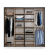 Szafa GLASS LOFT NEW ELEGANCE 214x207x63 - OUTLET