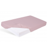 Prześcieradło nieprzemakalne i oddychające z gumką BAMBOO PAN MATERAC YOUNG 80x160 różowe - OUTLET