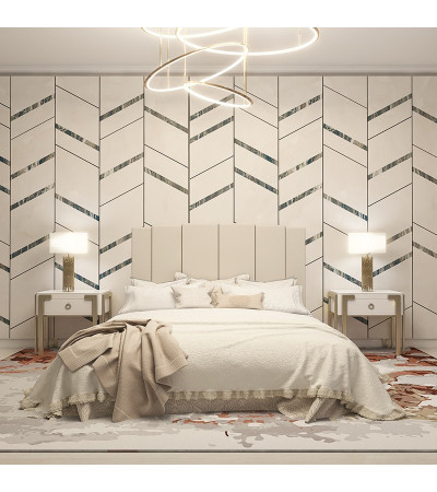 Łóżko ENZO BED DESIGN kontynentalne