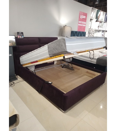 Łóżko BERGAMO NEW ELEGANCE 160x200 tapicerowane – OUTLET