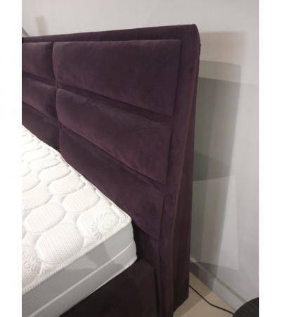 Łóżko BERGAMO NEW ELEGANCE 160x200 tapicerowane – OUTLET