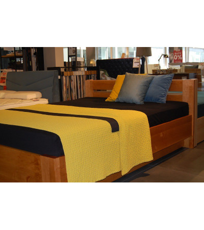 Łóżko LULEA PLUS EKODOM 160x200 drewniane - OUTLET