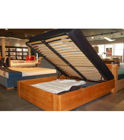 Łóżko LULEA PLUS EKODOM 160x200 drewniane - OUTLET