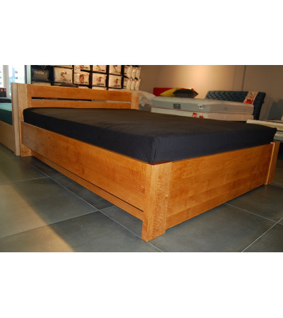 Łóżko LULEA PLUS EKODOM 160x200 drewniane - OUTLET
