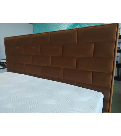 Łóżko BONARDA PAN MATERAC 160x200 tapicerowane - OUTLET
