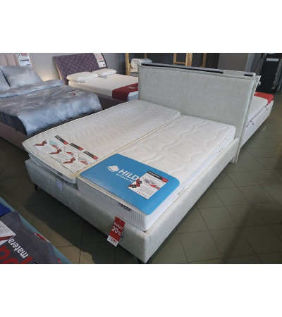 Łóżko PAOLO BED DESIGN 160x200 tapicerowane - OUTLET