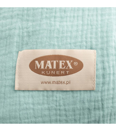 Pościel MUŚLIN 33 MATEX bawełniana miętowa
