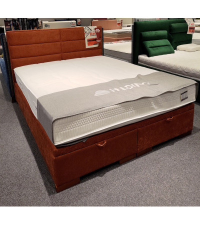Łóżko QUADDRO DOUBLE NEW DESIGN 160x200 tapicerowane - OUTLET