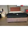 Rama kontynentalna z panelem BED DESIGN 160x200 tapicerowana - OUTLET