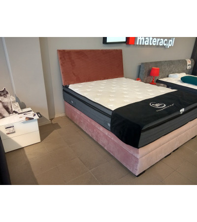 Rama kontynentalna z panelem BED DESIGN 160x200 tapicerowana - OUTLET