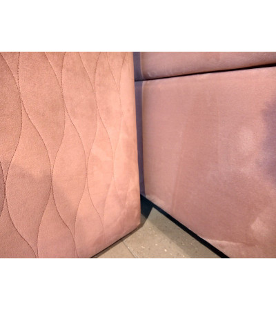 Rama kontynentalna z panelem BED DESIGN 160x200 tapicerowana - OUTLET